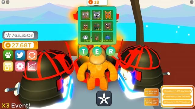 МЕГАЧИТЕРСКИЙ ПИТОМЕЦ ЗА 10 МИНУТ?! НОВОЕ ОБНОВЛЕНИЕ, КРУТЫЕ КОДЫ В СИМУЛЯТОР НИНДЗЯ КЛИКЕРА ROBLOX смотреть онлайн