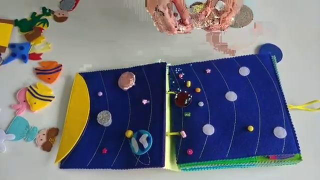 Солнечная система из фетра