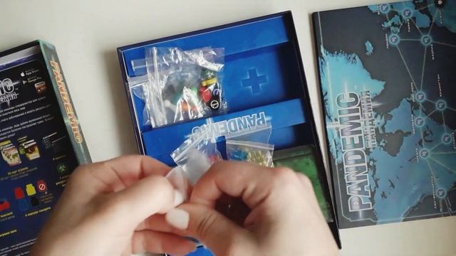 ПАНДЕМИЯ /PANDEMIC Настольная кооперативная игра. ОБЗОР КОМПОНЕНТОВ