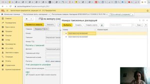 Занесение ГТД в 1С
