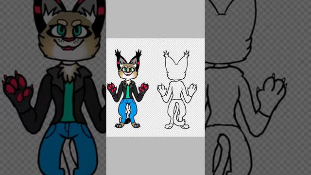 Fursona ref sheet speed paint! // Carnelian Caracal// смотреть онлайн