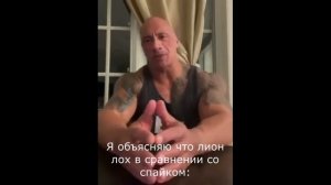 Скала джонс что-то объясняет