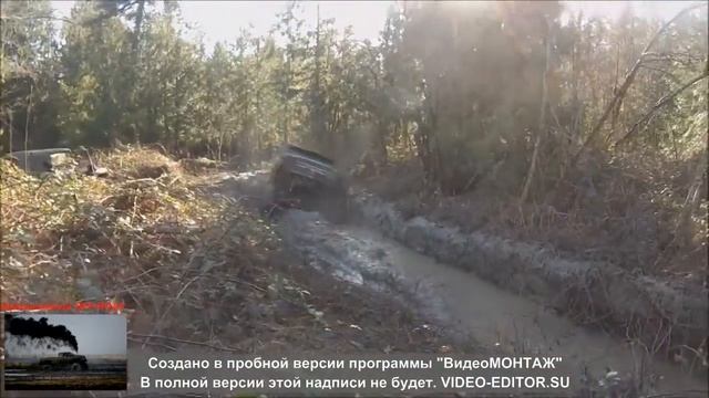 Американские БигФуты форсируют глубокие препятствия HD