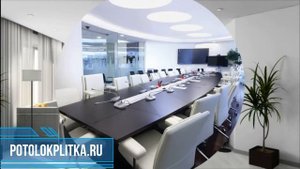 Установка акустических натяжных потолков Clipso