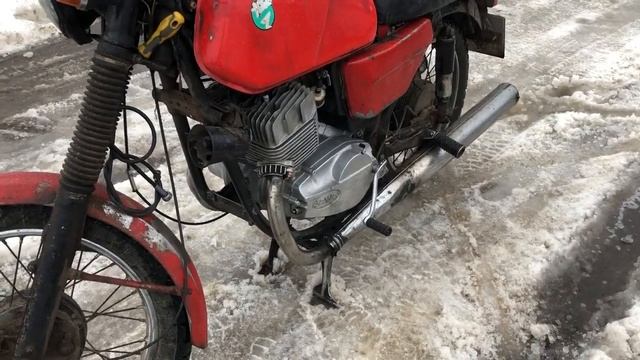 Двигатель Ява (Jawa) 350/638 тест 26.01.2021 после ремонта (г. Владимир) смотреть онлайн