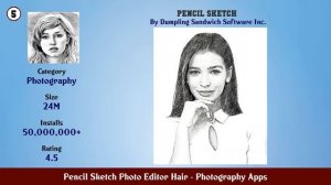 Top 10 Pencil Sketch Photo Editor Hair Android Apps