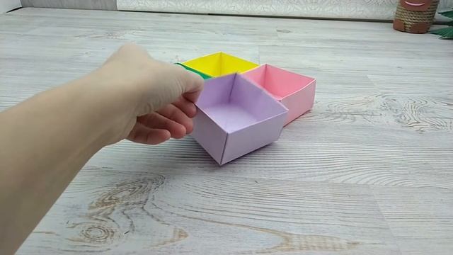 Коробочка из бумаги своими руками. поделки из бумаги