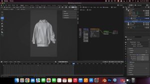 3D Walking Hoodie Mockup - Blender Tutorial