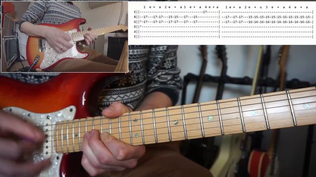 Coldplay - Adventure of a Lifetime Guitar lesson With TABS! (full song) смотреть онлайн