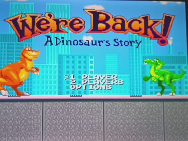We're Back. A Dinosaur's Story. SuperNintendo. Обзор.