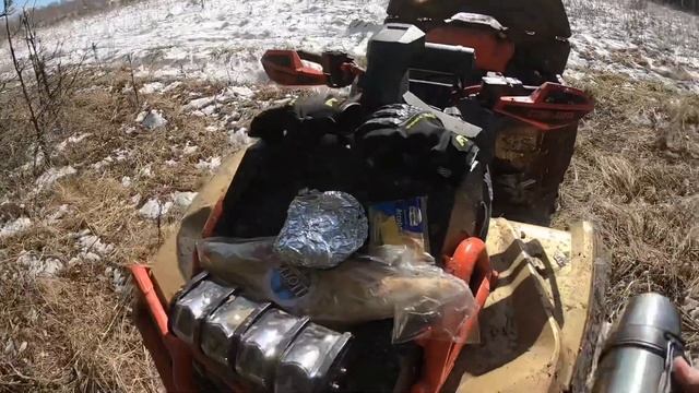 КАРАНТИННАЯ ПОКАТУШКА! КВАДРОЦИКЛЫ BRP XMR, в поисках живности в лесу) #квадроцикл #покатушка #brp смотреть онлайн