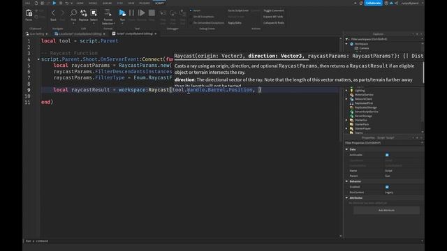 How to MAKE a GUN in Roblox Studio 2023 (Raycasting)