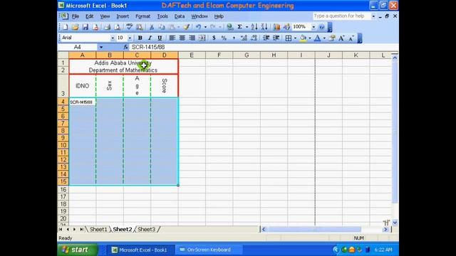 Excel ትምህርት ክፍል#9 Excel Education Part 9 смотреть онлайн