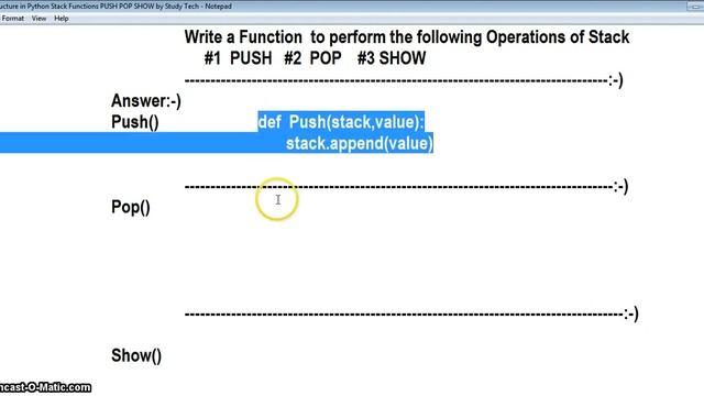 29 : Stack in Python | Class 12 Computer Science Python смотреть онлайн