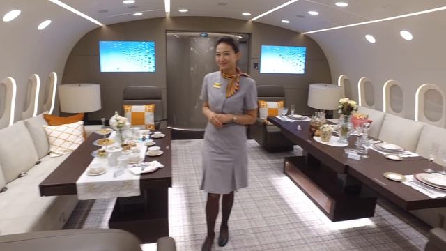 Inside The World's Only Private Boeing 787 Dreamliner! смотреть онлайн