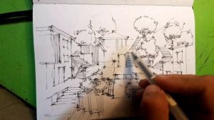 Проектная графика. Скетчинг. Стрим из Италии. Эдуард Кичигин