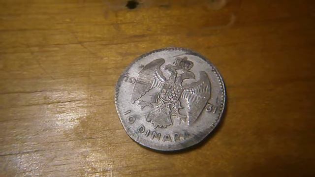 Монета 10 динаров Югославия 1931 Серебро смотреть онлайн