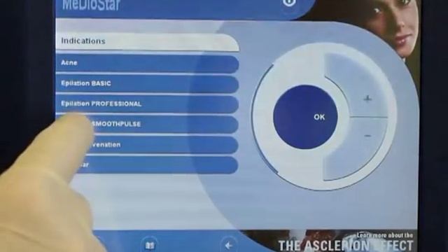 MeDioStar NeXT - Training video for hair removal (legs) from Asclepion смотреть онлайн