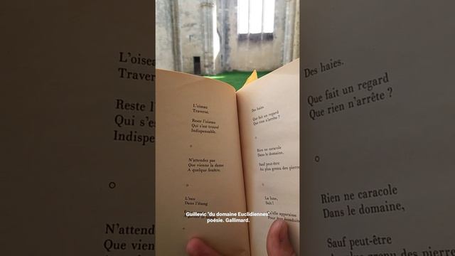 Guillevic "du domaine Euclidiennes" poésie. Gallimard. lu par Renaud Allirand (5)