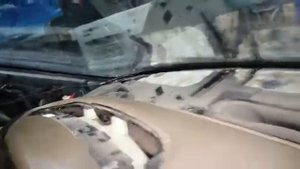 додж караван процес разборки панели