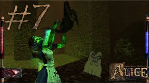 Прохождение American McGee’s Alice. Алиса даже не смей пить этого кузнечика! Фу ты теперь зеленая.#7