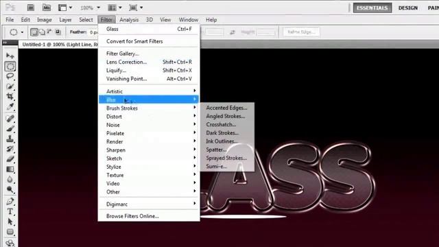 Glass Text Effect (Part 2/2) - Photoshop CS5 Tutorial смотреть онлайн