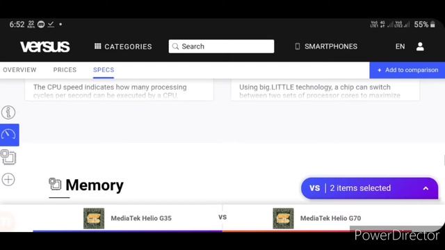 MediaTek Helio G35 vs MediaTek Helio G70 Full Comparison  ||