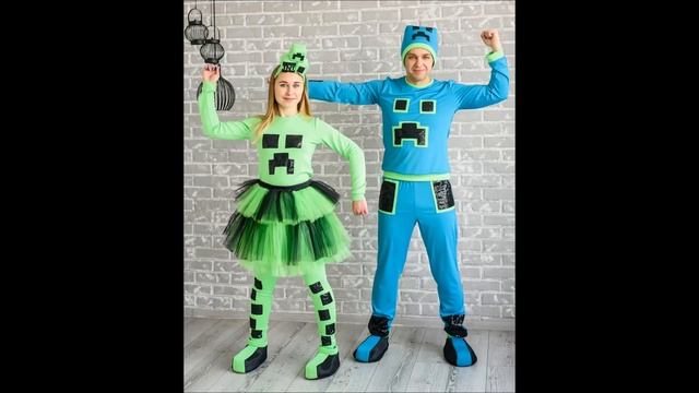 АНИМАТОРСКИЙ КОСТЮМ Minecraft женский с юбкой