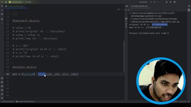 Mutable and Immutable Objects in Python | Advanced Python Series | List, Tuple in Python #python