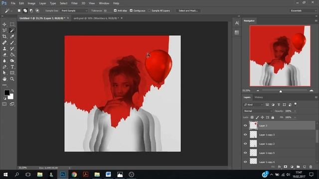 Rihanna Anti Cover Photoshop Remake Tutorial смотреть онлайн