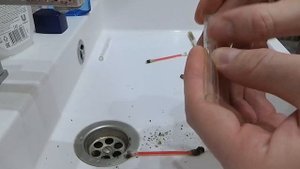 Чистка стеклянной трубочки (пипетки) от масел