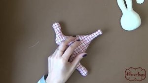 Как сшить зайку Тильда. Новогодняя игрушка своими руками. | Elma-toys