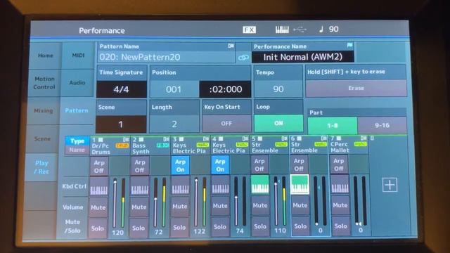 MODX sequencer from scratch
