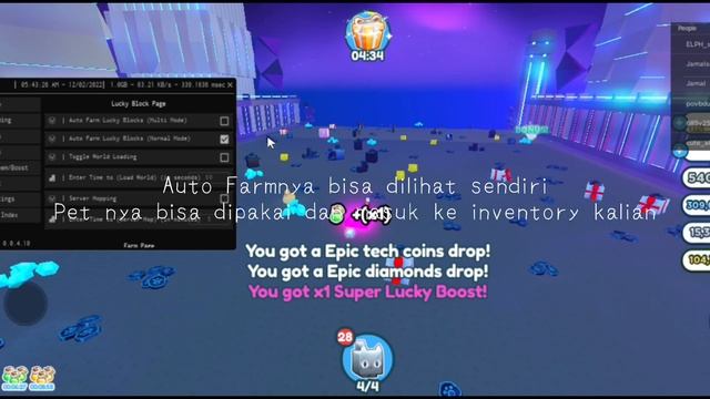 Pet Simulator's SCRIPTS!! | Fluxus Android | Roblox Indonesai | смотреть онлайн