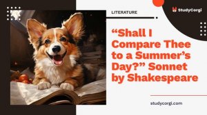 “Shall I Compare Thee to a Summer’s Day?” Sonnet by Shakespeare - Essay Example