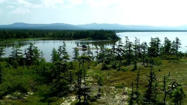 Дикая природа России 4К. Колымская тундра. Озеро Чистое, Магадан.