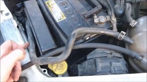 Opel Vectra B Замена патрубка радиатора