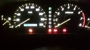 Как гаснет лампа давления масла 3S FE на холодную после доработки (утренний запуск в -18)