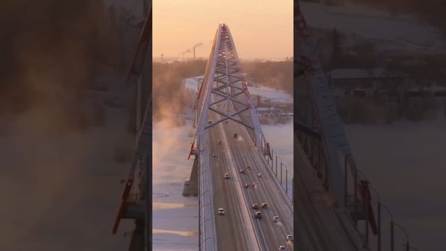 Морозный Новосибирск Зима Декабрь Сибирь