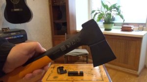 #Топор #Fiskars X7 и точилка Fiskars