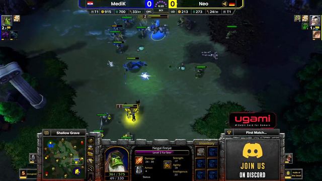 WC3 - B2W Weekly Cup #59 - First Round: [UD] Neo vs MediK [ORC] смотреть онлайн