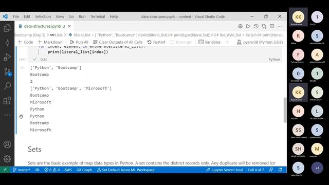 Data Structures | Python Bootcamp | Session 3
