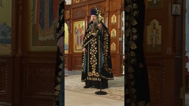 О.Артемий Владимиров Вербное воскресение 9 апреля 2023 Алексеевский монастырь