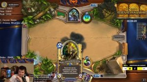 SilverName. ВЛАД ВЕРНУЛСЯ. ЛАДДЕР НА ЛОКЕ. ПРЯМ КАК В 2015. Сильвернейм Hearthstone