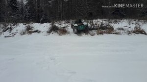 КАРАКАТ БОЛОТОХОД ЗИС-5. СЪЕЗД И ПОДЪЕМ НА РЕКУ ЗИМОЙ.