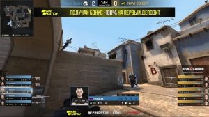 [RU] NAVI vs Team Spirit | Карта 1: Mirage | StarLadder CIS RMR Main Event Playoffs