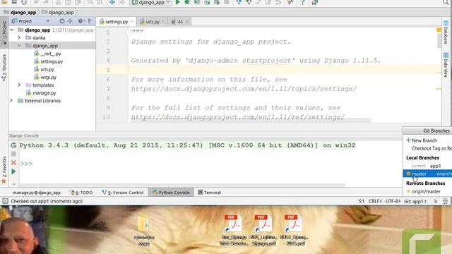Зачем начинающему разработчику GIT и Bitbucket? (git + pycharm + bitbucket) смотреть онлайн
