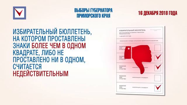 Порядок голосования избирателей