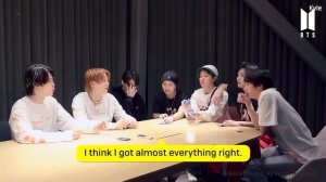 BTS играют в игру «DO YOU KNOW ME»