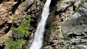 Водопад на ручье Карасу. Горный Алтай 2023